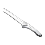 Stainless Steel Serving Tongs with Non-Slip Grip, Serrated Tips, 24.3cm