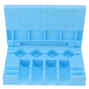 Blue PP Meat Skewer Maker, 17 x 15 cm BBQ Kebab Tool