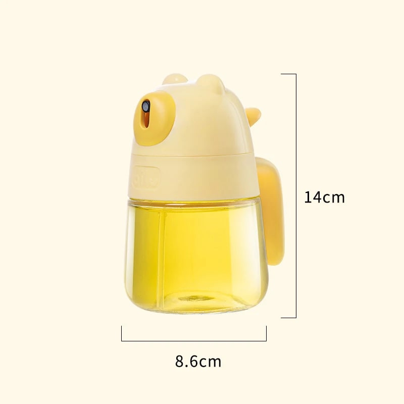 JETTING Glass Oil Spray Dispenser, Press Type, 8.6 x 14cm - A