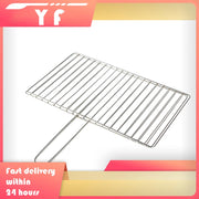 Stainless Steel BBQ Grilling Basket for Fish and Meat, Foldable, 24 x 35cm or 24 x 39cm