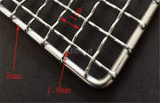 Metal BBQ Grill Mesh Grid for Cooking, Baking and Barbecue, Multiple Sizes