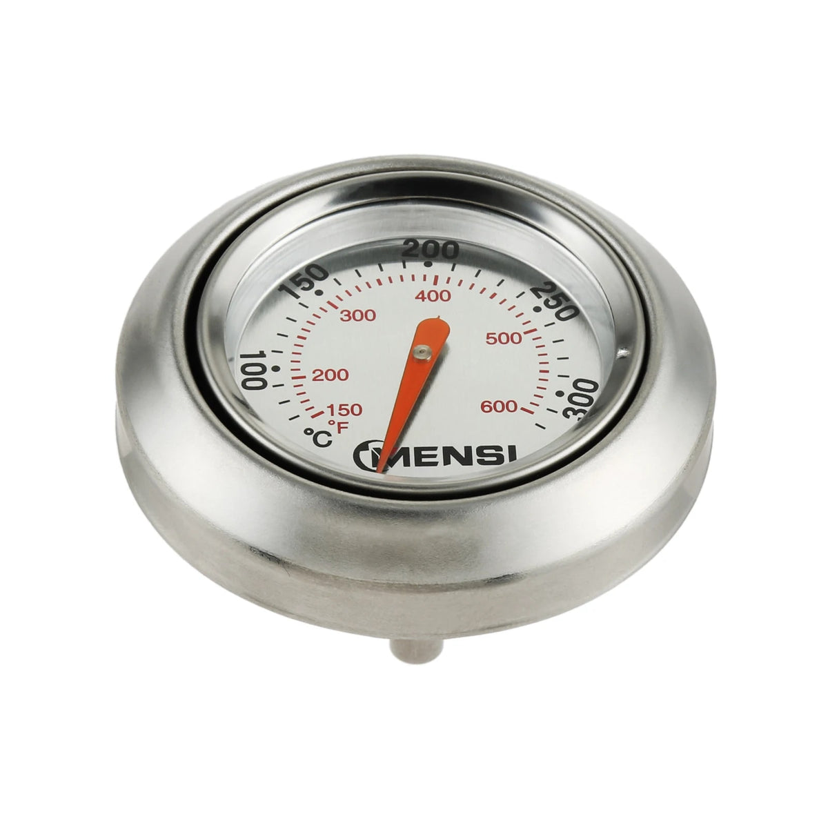 bbqdeals Built-In BBQ Lid Thermometer and Bezel Kit, 150-600°F, for Weber Q
