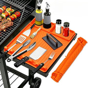 Silicone Grill Side Rack Pad 400 x 300 x 35mm, Black, Grey or Orange
