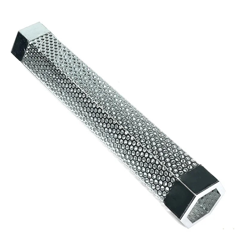 12-Inch Stainless Steel Cold Smoker Tube, 30.2 x 5cm BBQ Smoke Generator