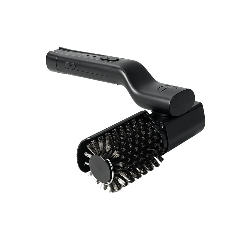 Electric BBQ Grill Brush Cleaner with Steel Wire Bristles, 180° Adjustable Head and USB-C
