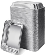 50 Pack Aluminium Foil Grease Trays for Weber 6415 BBQ Grills