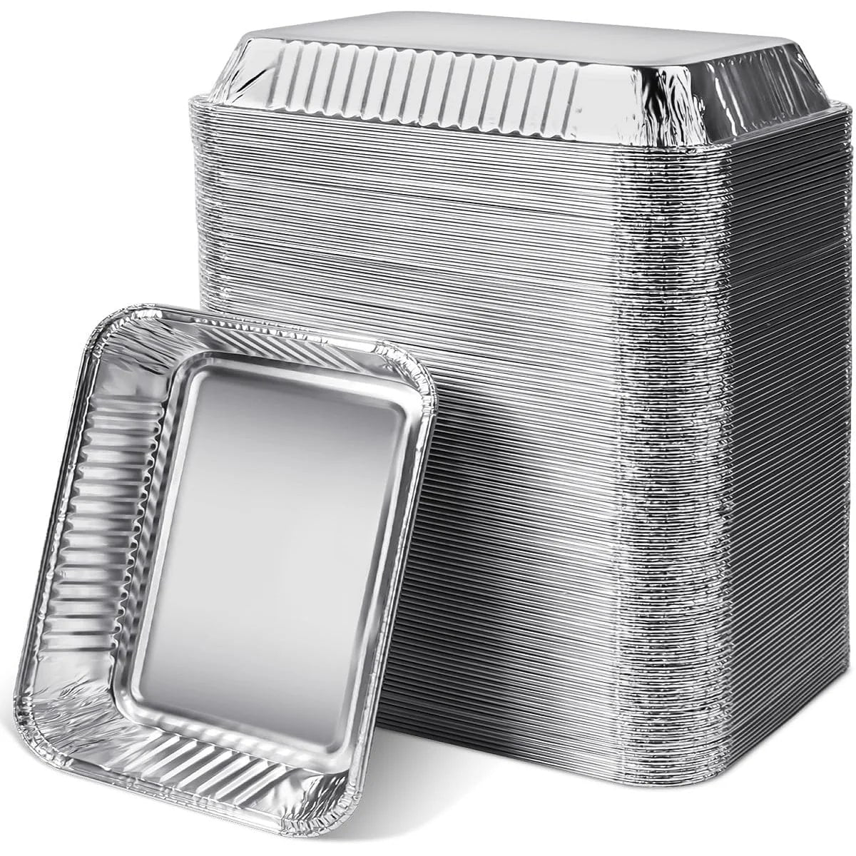 50 Pack Aluminium Foil Grease Trays for Weber 6415 BBQ Grills