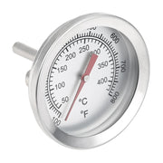 BBQ Grill Temperature Gauge, Stainless Steel, 50 to 400°C / 100 to 800°F