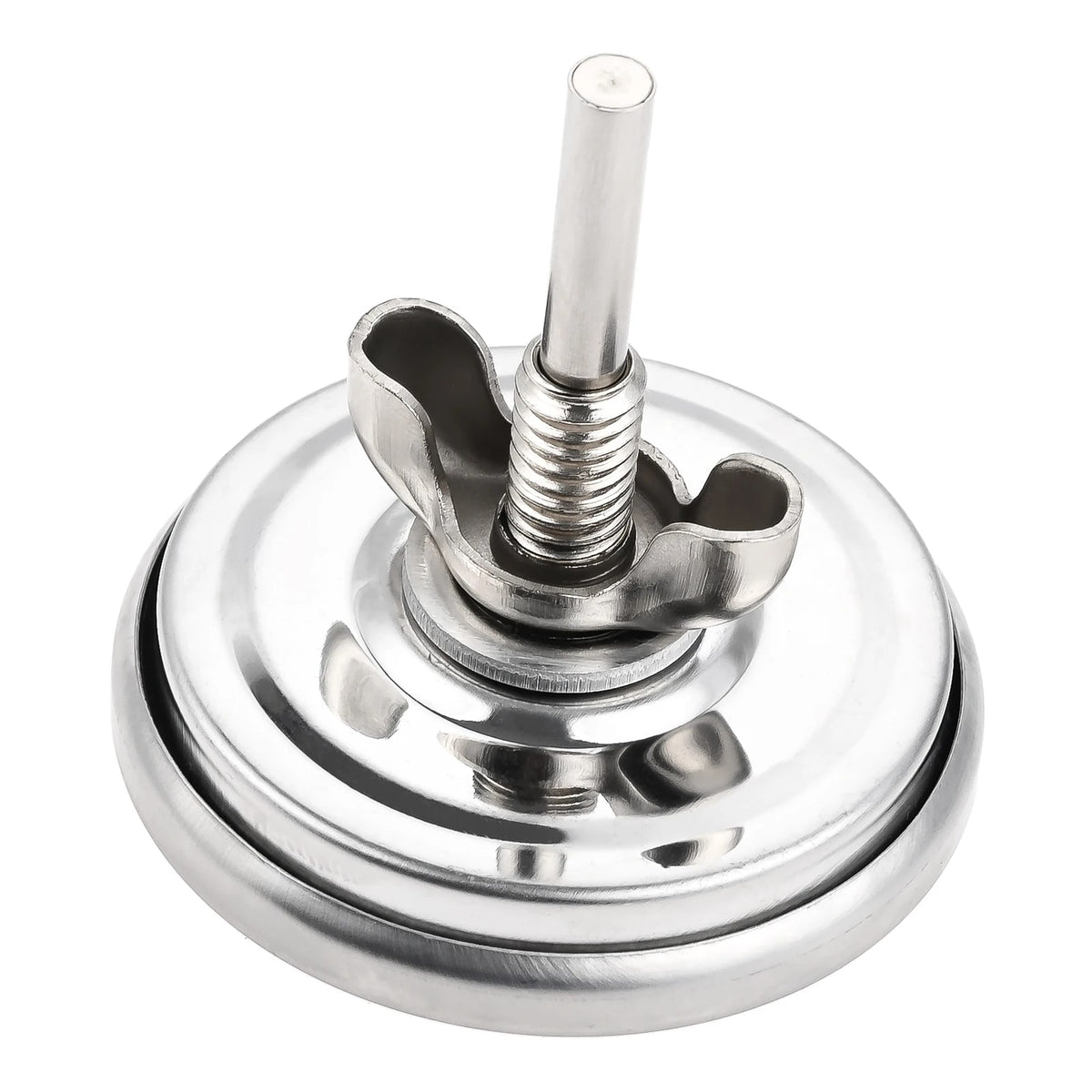 BBQ Grill Temperature Gauge, Stainless Steel, 50 to 400°C / 100 to 800°F