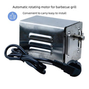 Automatic Rotating BBQ Grill Motor BBQ-128M, Stainless Steel, 110V or 220V