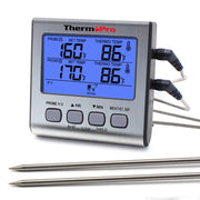 TempPro TP17 Dual Probe Digital Meat Thermometer with 100cm Cable
