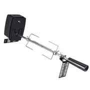 Metal BBQ Rotisserie Motor Bracket Modification Kit Black 12 x 8cm