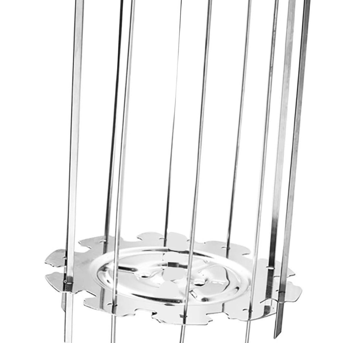 kbxlife Stainless Steel Rotisserie Skewer Cage for Electric Ovens
