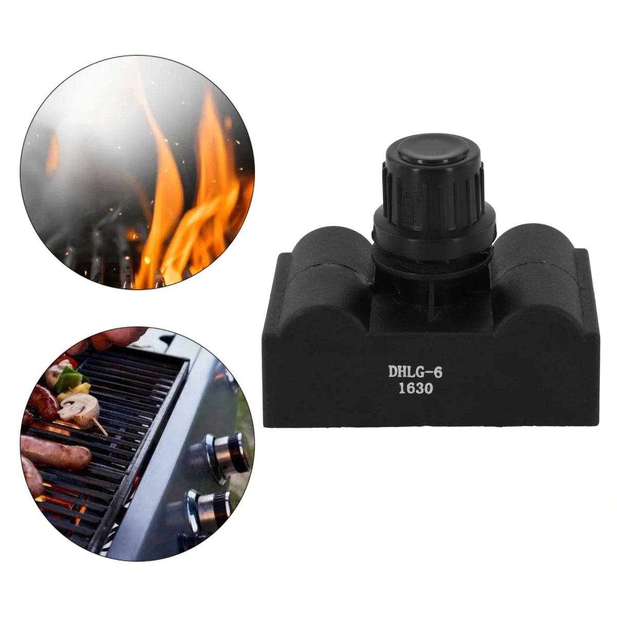 LEENKEA Battery-Powered BBQ Gas Grill Ignition Module, 6-Outlet Push-Button