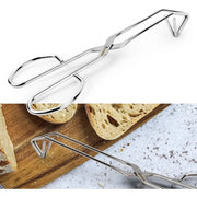 Stainless Steel Triangle BBQ Tongs for Grilling, 24cm or 30cm
