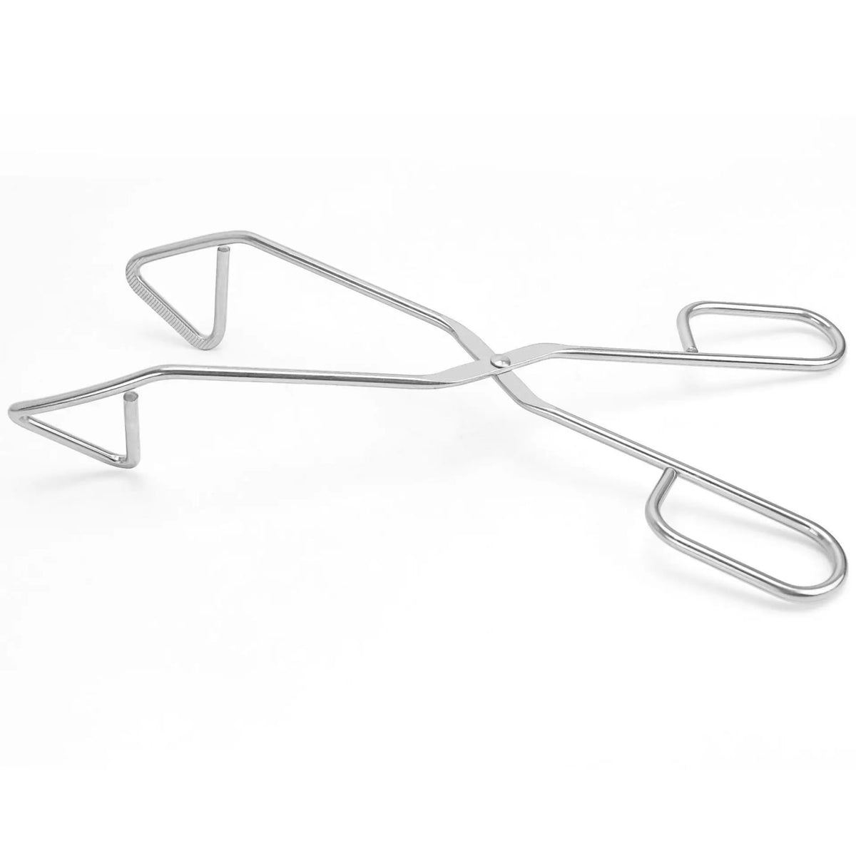 Stainless Steel Triangle BBQ Tongs for Grilling, 24cm or 30cm - 30CM