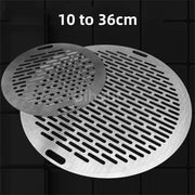 Round Barbecue Grill Mesh Rack, 304 Stainless Steel, 10-36cm