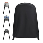 Pizza Oven Cover 210D Fabric Black/Silver 89 x 69 x 115cm