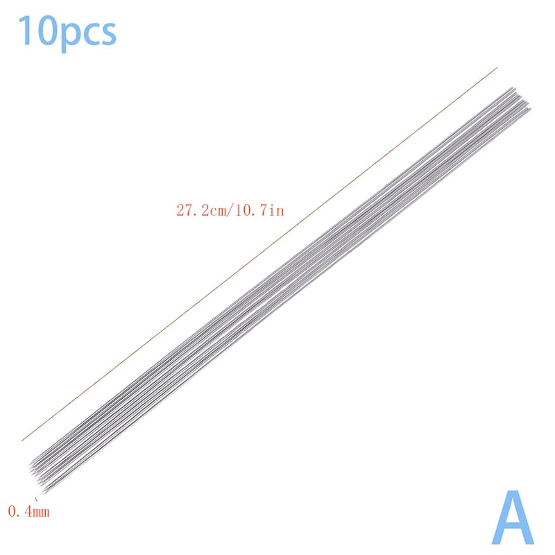 Stainless Steel BBQ Skewers, 30cm, 50 Sticks with Barbecue Tube - Style2
