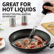 28ml Turkey Baster with Cleaning Brush, Rubber and PP BBQ Marinade Tool
