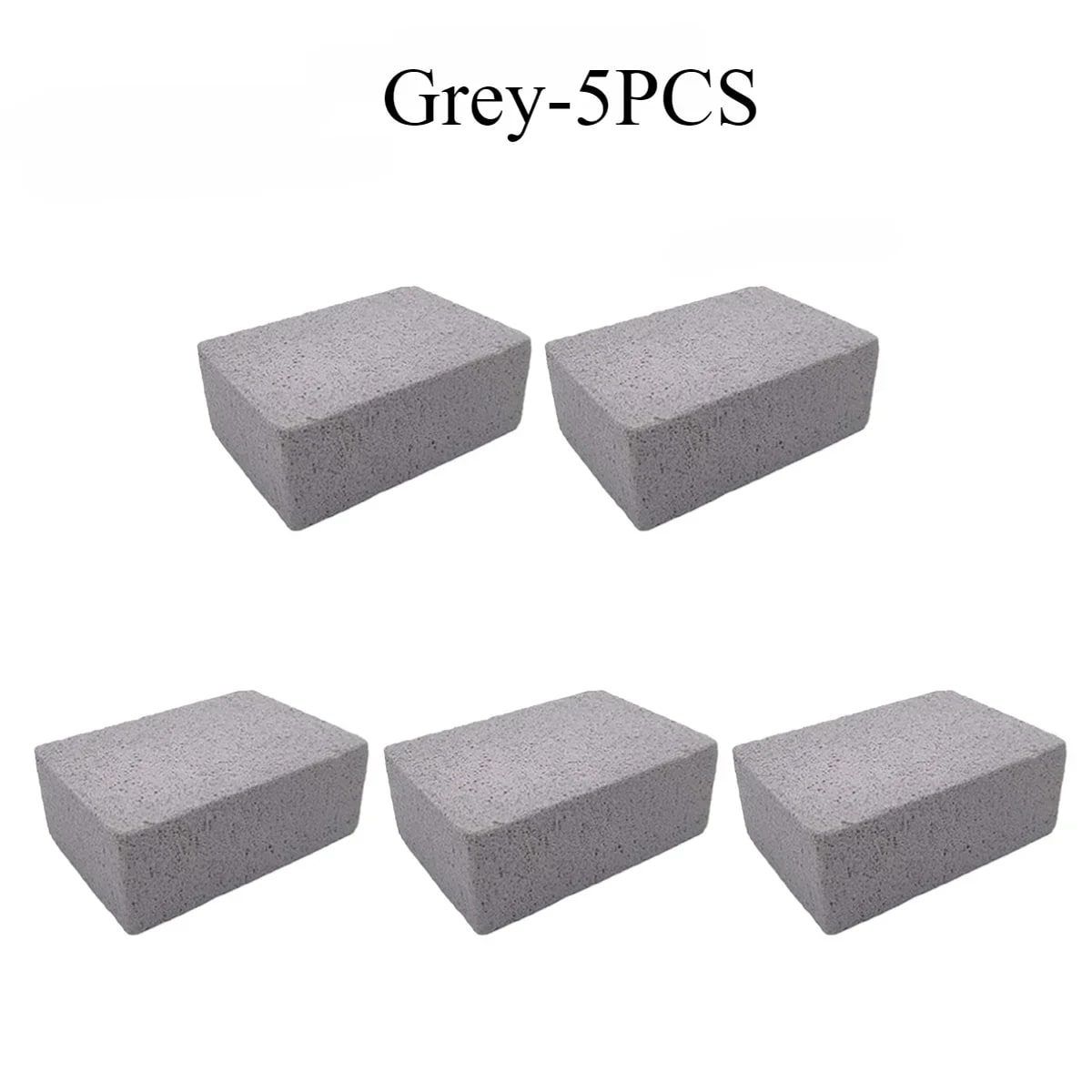 BBQ Grill Cleaning Brick, Pumice-Style Grill Grate Cleaner 10 x 6 x 2cm - 5PCS