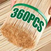 Bamboo Skewers for BBQ, Fruit and Snacks, 15-30cm, 90-360 Pack Options