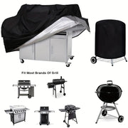 Outdoor BBQ Grill Cover, Waterproof UV-Resistant, 5 Size Options