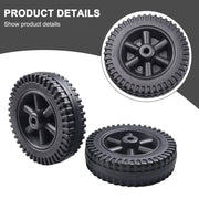 BBQ Grill Wheels 152mm Plastic Heat-Resistant 2-Piece Set