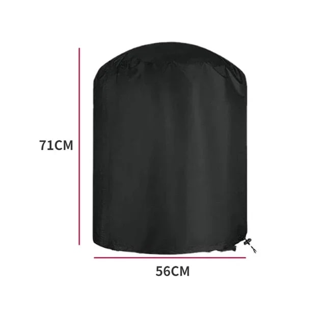 BBQ Grill Cover, 210D Silver Coated Oxford Polyester, Waterproof Outdoor Barbecue Cover, 6 - 4XS-71x56CM
