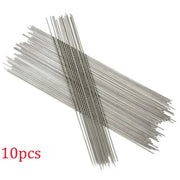 Stainless Steel BBQ Skewers, Pointed 30cm or 35cm, 10 Pack
