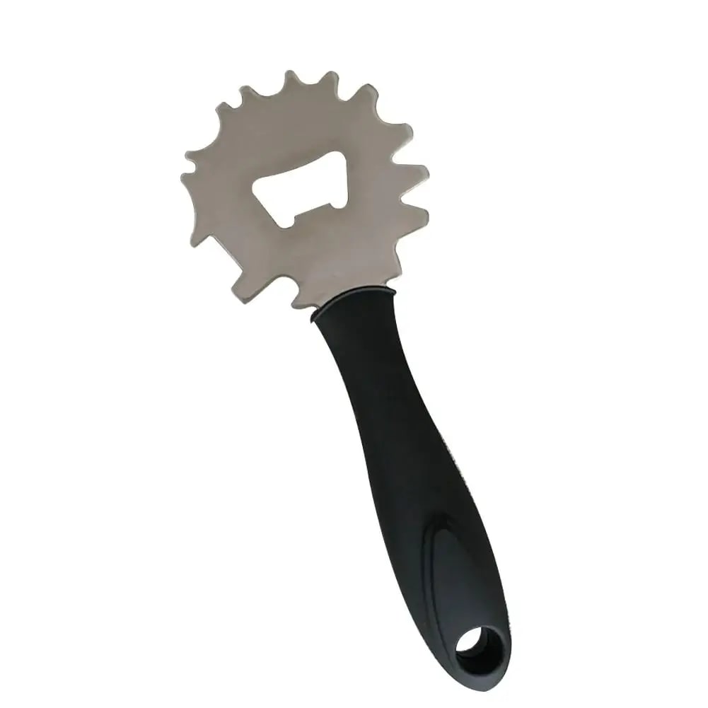 Aluminium Alloy BBQ Grill Scraper 17 x 6.5cm with Bottle Opener