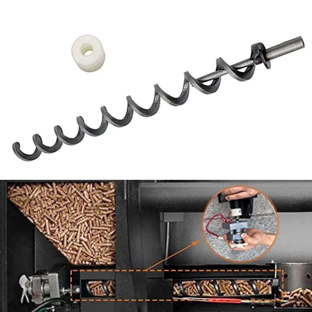Metal Auger Brushing Kit for Traeger Pellet Grills, 39 cm, Black