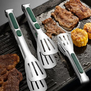 304 Stainless Steel Food Tongs for BBQ, Grilling and Kitchen Use, S/M/L