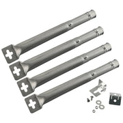 Adjustable Stainless Steel BBQ Tube Burners 30-45cm, 25.4mm, 4 Pack