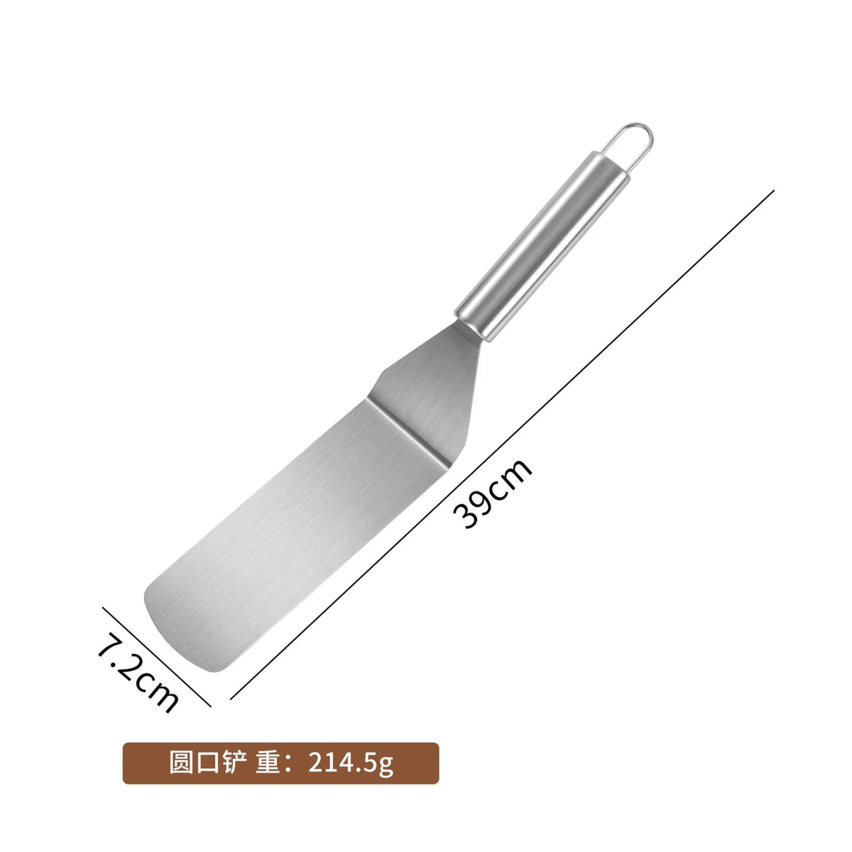 Stainless Steel Spatula Turner for BBQ, Frying and Steak, 39cm - B