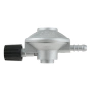 Adjustable Low-Pressure Propane Gas Regulator with Hose Barb for 1 lb Bottles