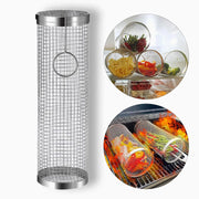 Stainless Steel BBQ Grilling Cage with Hanging Hook, 20cm or 30cm