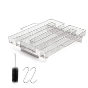 Stainless Steel Cold Smoke Generator for BBQ Smokers, Silver, Multiple Sizes