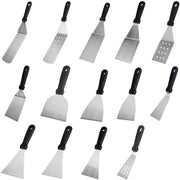 Stainless Steel BBQ Spatula, Griddle Turner and Scraper