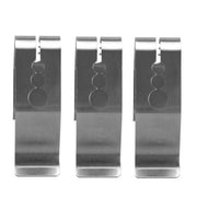 bbqdeals 3-Piece Stainless Steel BBQ Thermometer Probe Clip Holders, 41.5 x