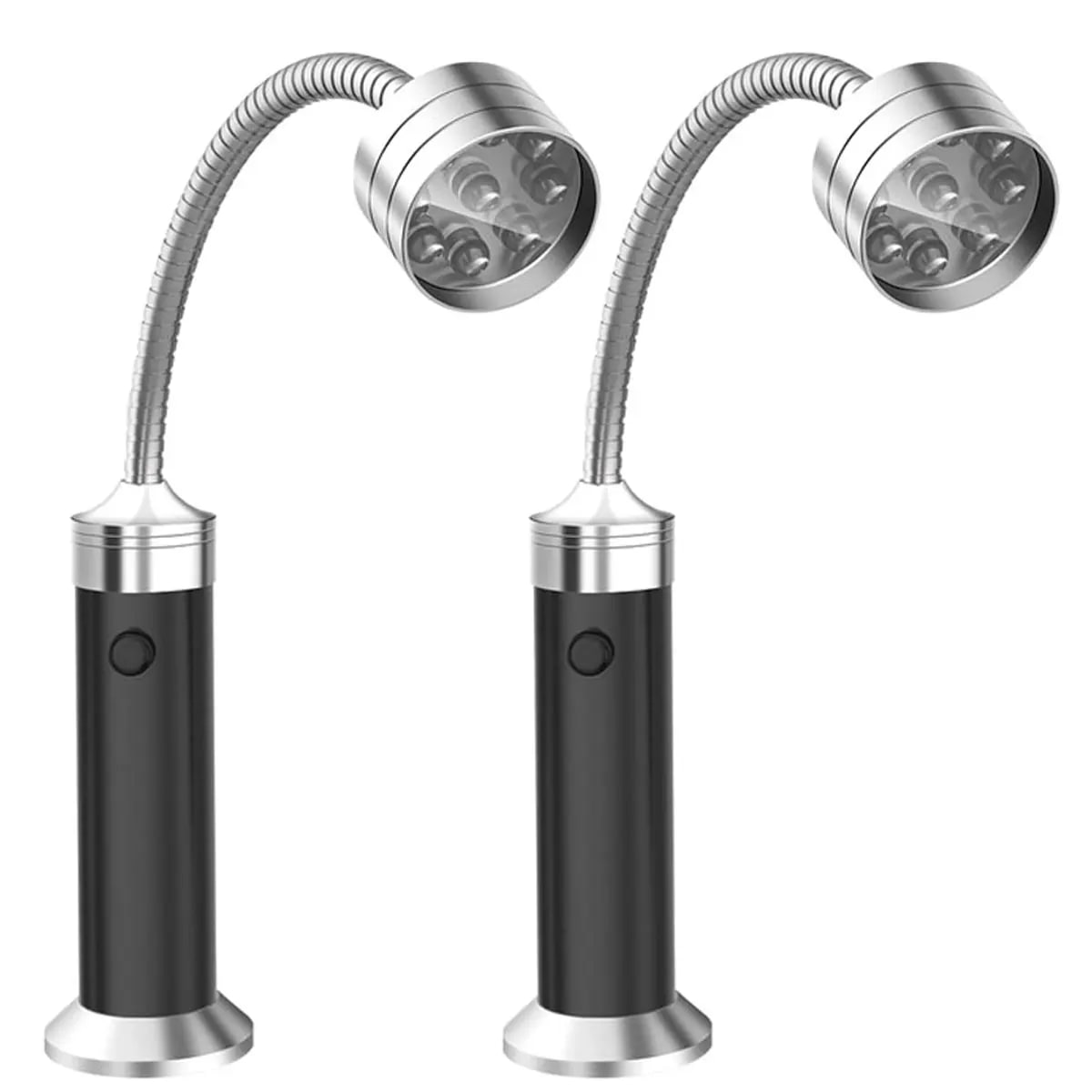 Adjustable Brightness LED Grill Light with Strap, 30%, 50% and 100% Settings - 2PCS