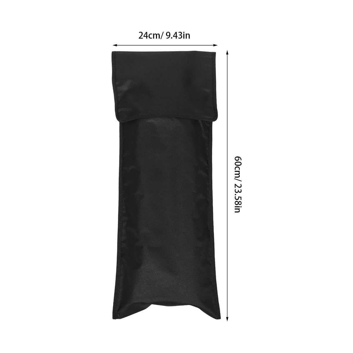 BBQ Tool Storage Bag, 60 x 24 cm Black Oxford Cloth Skewer Case