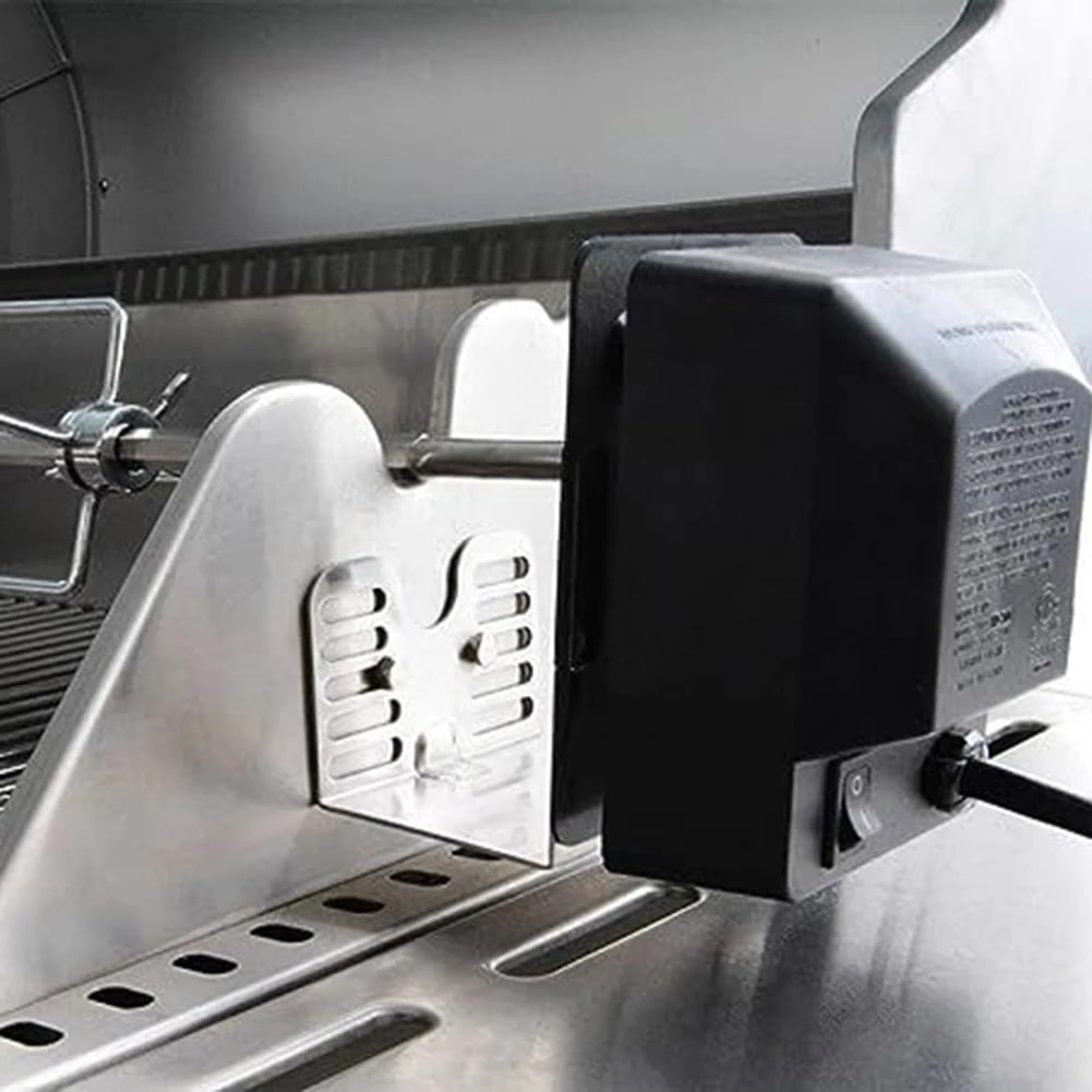 Sliding Rotisserie Motor Bracket Kit for 7.6 cm Grills, Iron or Stainless Steel