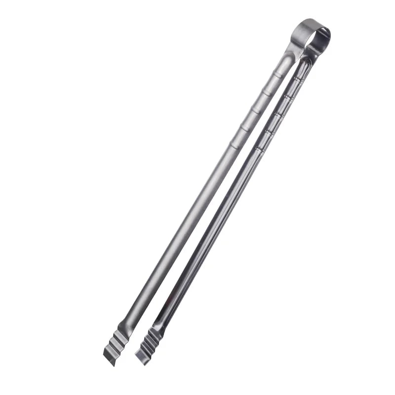 45cm Stainless Steel BBQ Tongs for Grilling and Outdoor Cooking