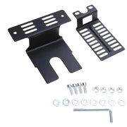 Metal Grill Motor Bracket Set for Rotisserie Rod Racks, Black