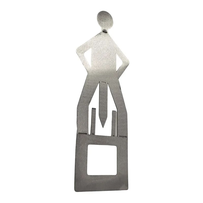 Stainless Steel Hot Dog Holder BBQ Sausage Grill Rack, Foldable - 1PC