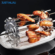 Oven Grill Cage, Stainless Steel, 10 Skewers, 14cm Diameter x 25cm