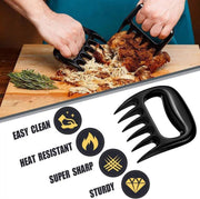 Plastic Bear Claw Meat Shredding Forks for Pulled Pork and Chicken, 10.5cm