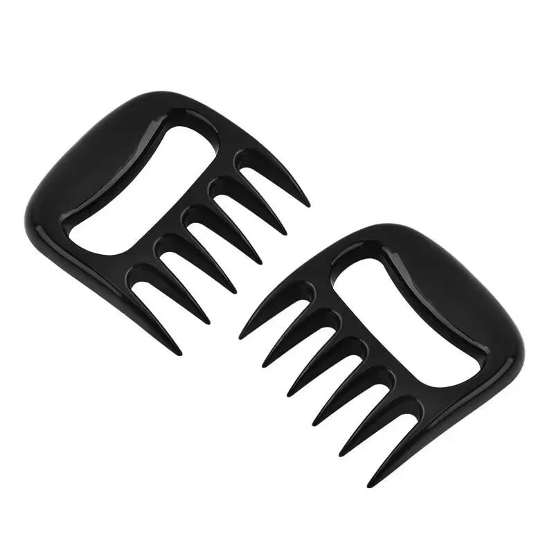 Plastic Bear Claw Meat Shredding Forks for Pulled Pork and Chicken, 10.5cm - 2pcs