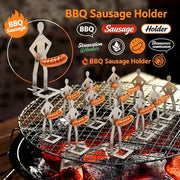Metal BBQ Sausage Holder Rack, CZSAE, 2 Pack
